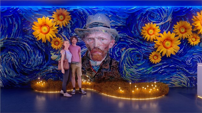 Triển lãm nghệ thuật tương tác Van Gogh ra mắt công chúng Việt Nam (9/12/2023)
