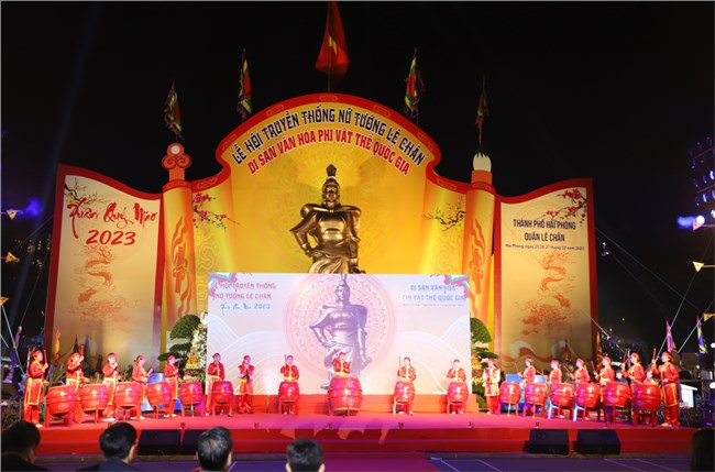 Hải Phòng: Khai mạc Lễ hội truyền thống Nữ tướng Lê Chân (27/2/2023)