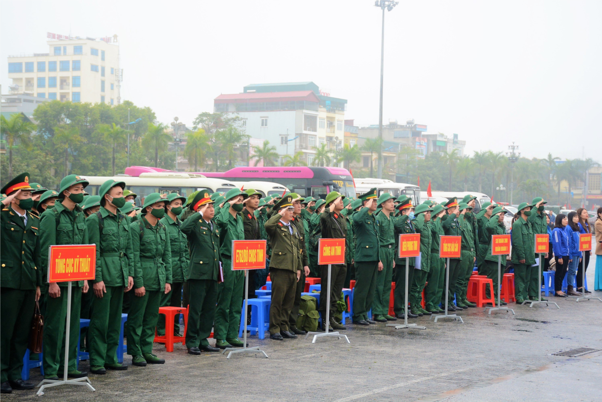 Không khí ngày hội tòng quân tại Thanh Hoá (06/2/2023)