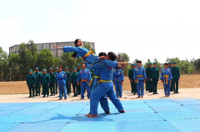 Đồng Nai: Phong trào luyện võ trong nữ dân quân tự vệ (31/3/2023)