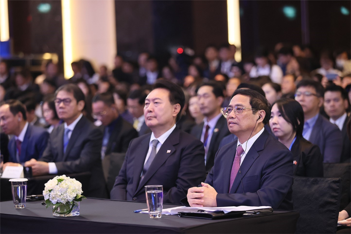 Thủ tướng Phạm Minh Chính và Tổng thống Hàn Quốc tham dự Diễn đàn doanh nghiệp Việt Nam – Hàn Quốc (23/6/2023)