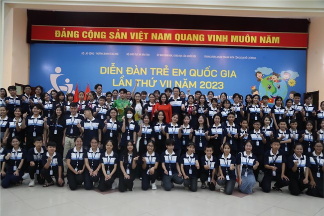 188 trẻ em tham dự Diễn đàn trẻ em quốc gia lần thứ 7 (06/08/2023)