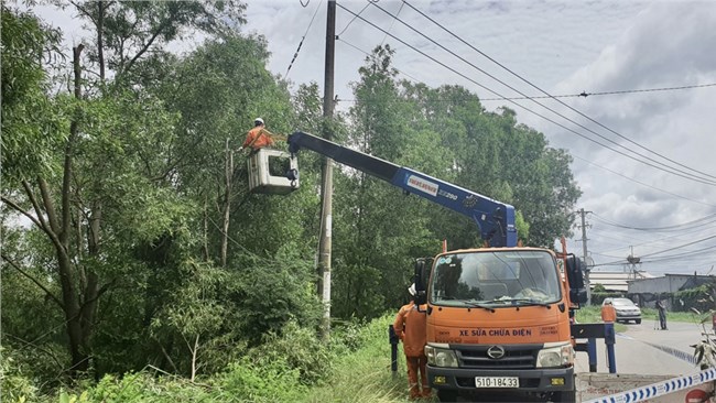 TP.HCM tăng cường đảm bảo an toàn điện trong mùa mưa (07/8/2023)