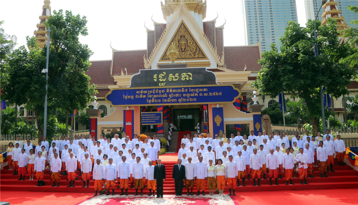 Quốc hội Campuchia khóa VII khai mạc phiên khai mạc Kỳ họp thứ nhất (21/8/2023)