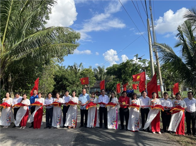 Bạc Liêu: Khánh thành “Đường cờ Tổ quốc” tại Khu Di tích lịch sử quốc gia đặc biệt Căn cứ Cái Chanh (23/8/2023)