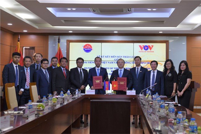 VOV tăng cường hợp tác truyền thông với Bộ thông tin Vương quốc Campuchia (24/9/2023)