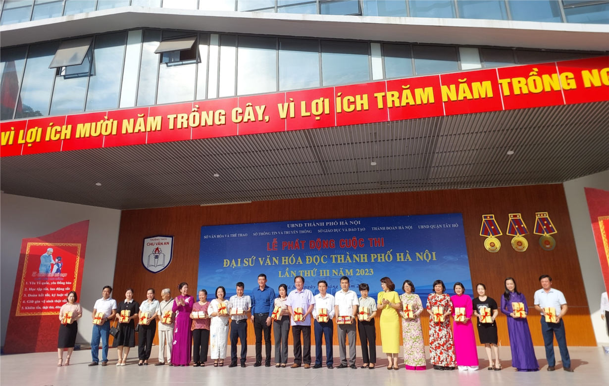 Phát động Cuộc thi Đại sứ Văn hóa đọc thành phố Hà Nội lần thứ III năm 2023 (25/9/2023)