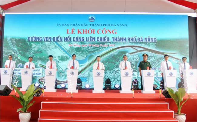 Đà Nẵng: Khởi công dự án Đường ven biển nối cảng Liên Chiểu (08/9/2023)
