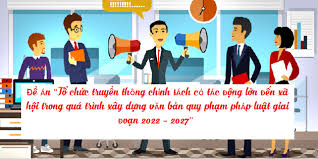 -	Công tác truyền thông dự thảo chính sách xây dựng văn bản quy phạm pháp luật (01/10/2024)