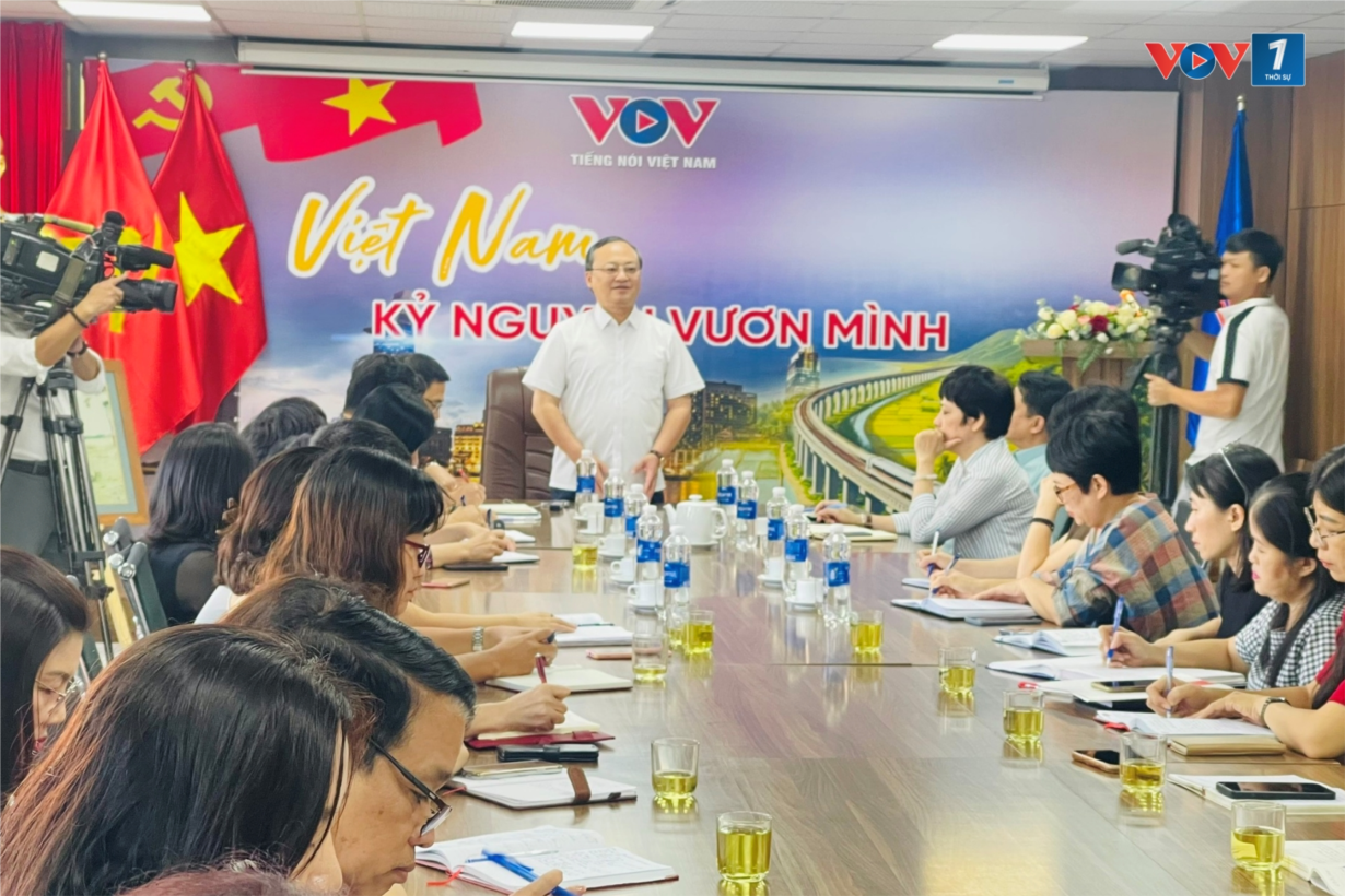 Tổng Giám đốc VOV kiểm tra việc triển khai chuỗi chương trình “Việt Nam- Kỷ nguyên vươn mình” (4/10/2024)