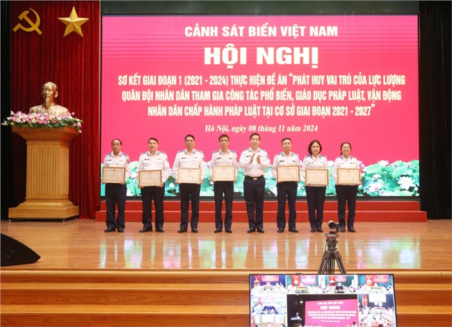 Cảnh sát biển sơ kết 3 năm thực hiện Đề án 1371 (08/11/2024)