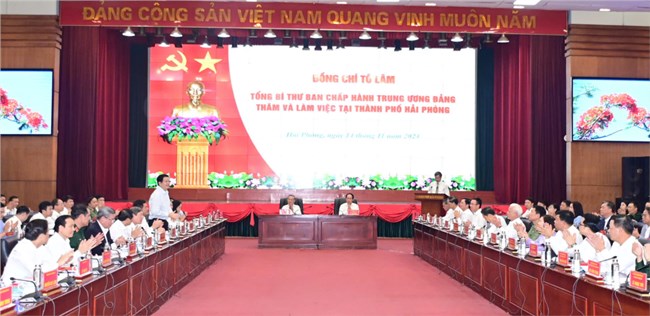 THỜI SỰ 18H CHIỀU 14/11/2024: Tổng bí thư Tô Lâm làm việc với lãnh đạo thành phố Hải phòng về kết quả thực hiện Nghị quyết Đại hội lần thứ 13 của Đảng.