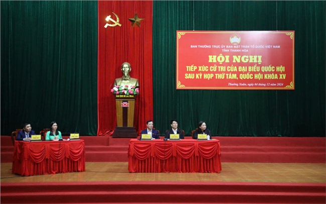 Chủ tịch nước Lương Cường tiếp xúc cử tri huyện Thường Xuân, tỉnh Thanh Hóa (04/12/2024)