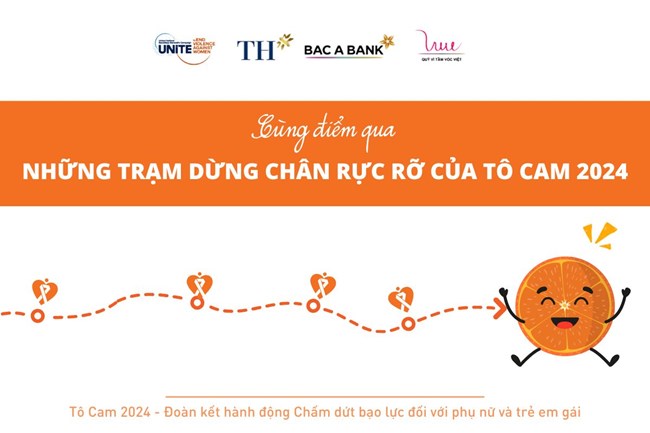 “TÔ CAM CÙNG TH 2024 – Đoàn kết hành động chấm dứt bạo lực đối với phụ nữ và trẻ em gái (06/12/2024) 
