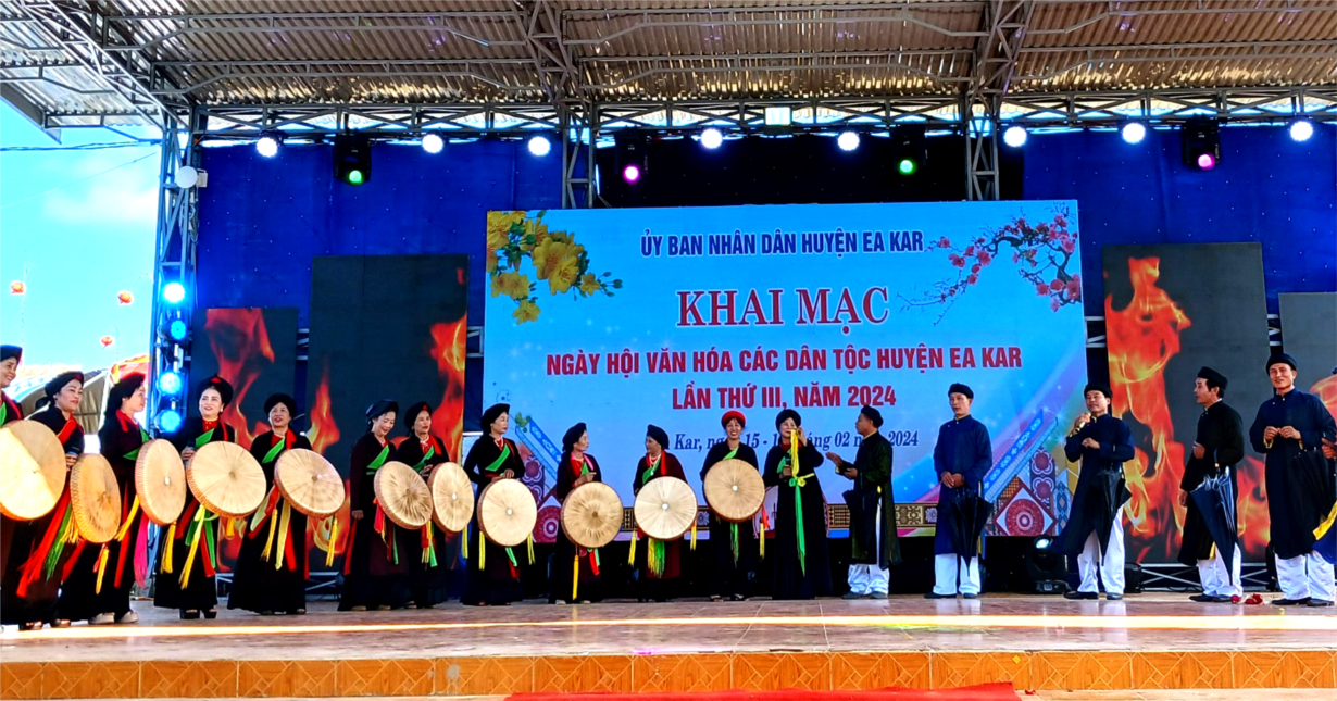 Đắk Lắk: Sôi nổi các hoạt động Ngày hội văn hóa các dân tộc huyện Ea Kar dịp đầu xuân (15/2/2024)