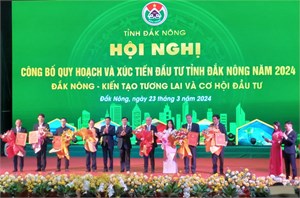 Phó Thủ tướng Trần Lưu Quang:  Quy hoạch Đắk Nông cần “tuân thủ, linh hoạt, đồng bộ, thấu hiểu” để phát triển (23/3/2024)