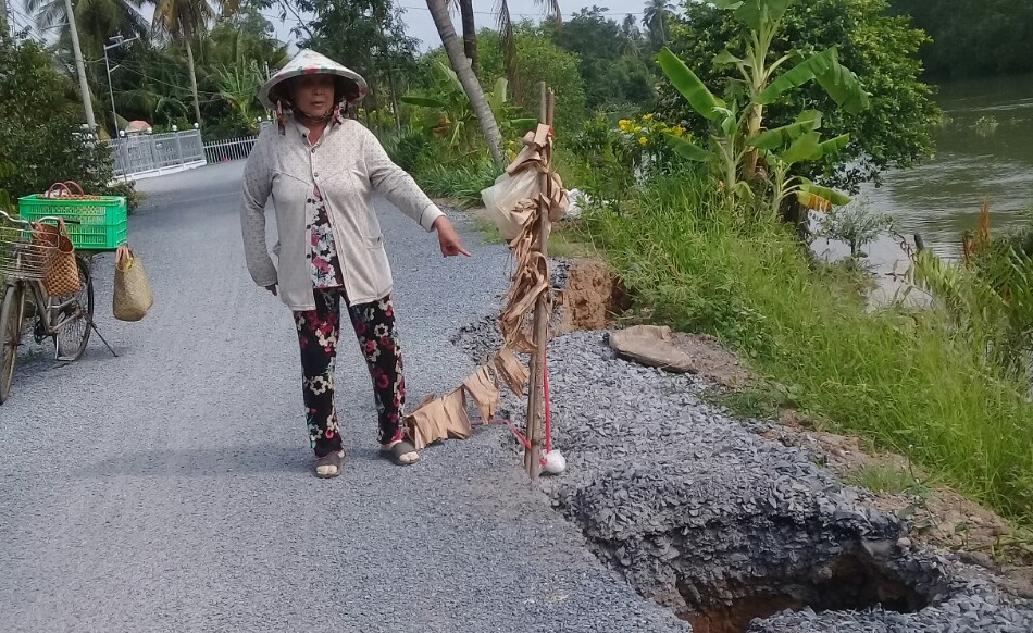   Tiền Giang: Cần sớm khắc phục khẩn cấp điểm sạt lở gây “hố tử thần” (28/3/2024)