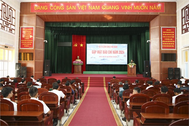 Báo chí đồng hành, phối hợp chặt chẽ với bộ đội Vùng 2 Hải quân (5/4/2024)