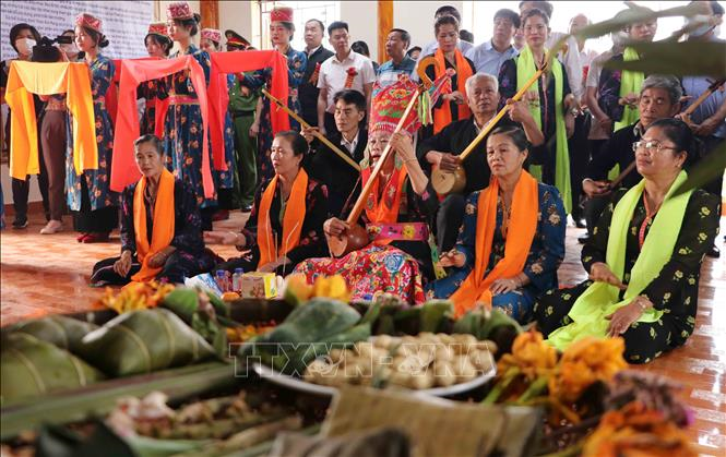 Nét đẹp văn hóa Thái tại lễ hội Then Kin Pang (20/4/2024)