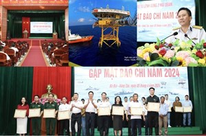 Báo chí đồng hành, phối hợp chặt chẽ với bộ đội Vùng 2 Hải quân (05/4/2024)