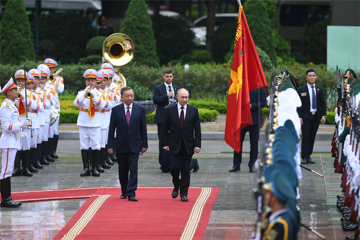 Chủ tịch nước Tô Lâm Chủ trì lễ đón trọng thể Tổng thống Liên bang Nga Vladimir Putin (20/6/2024)

 