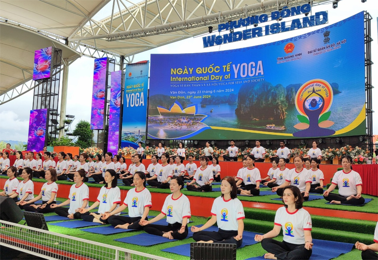  Ngày quốc tế Yoga lần thứ 10 tại Quảng Ninh (23/6/2024)