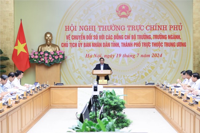 THỜI SỰ 12H TRƯA 19/7/2024: Thủ tướng Phạm Minh Chính, Chủ tịch Uỷ ban Quốc gia về chuyển đổi số chủ trì Hội nghị Thường trực Chính phủ về chuyển đổi số.