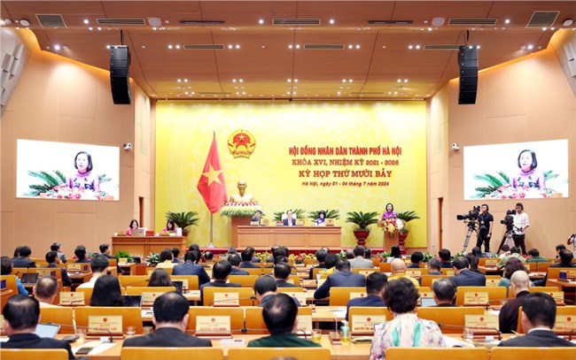 Khai mạc kỳ họp thứ 17 HĐND thành phố Hà Nội (01/7/2024)