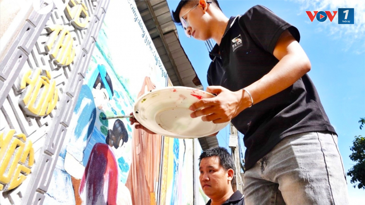 Nhóm Tâm Art – nét vẽ thiện lành chạm trái tim cộng đồng (14/8/2024)