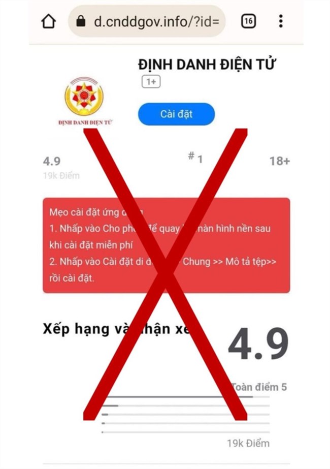 Lừa đảo cài đặt ứng dụng VNeID giả mạo, thủ đoạn không mới nhưng nhiều người vẫn sập bẫy (27/9/2024)
