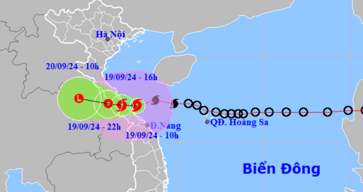 THỜI SỰ 12H TRƯA 19/9/2024: Dự báo bão số 4 sẽ đổ bộ vào đất liền khu vực từ Quảng Bình đến Quảng Trị với phạm vi tác động rất rộng vào chiều nay 19/9