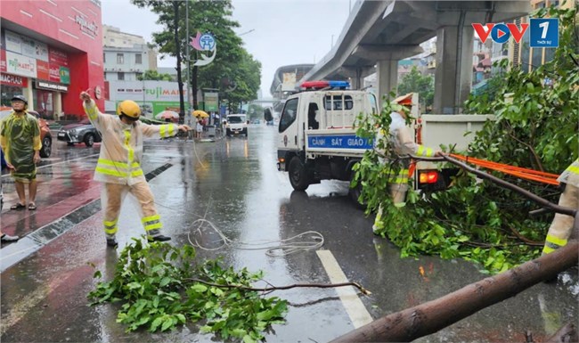 Công an Hà Nội chủ động ứng phó với bão số 3 (07/9/2024)