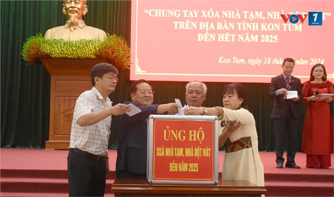 Hơn 1.500 hộ nghèo, cận nghèo tỉnh Kon Tum được hỗ trợ xây dựng nhà (18/9/2024)