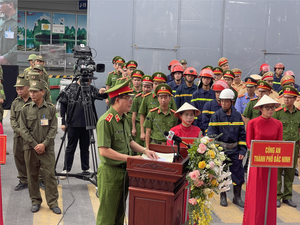 Diễn tập phương án chữa cháy tại công ty lớn nhất tỉnh Bắc Ninh (27/09/2024)