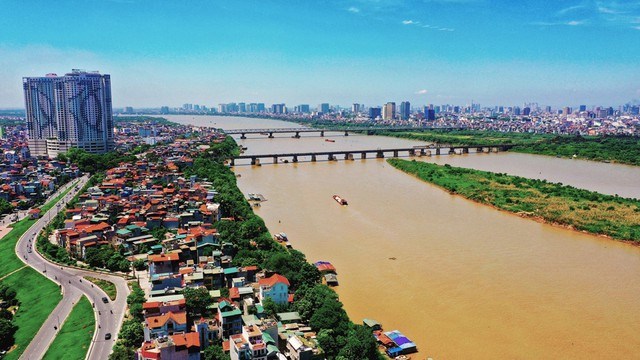 Sông Hồng là trục xanh, trục cảnh quan trung tâm của Thủ đô (03/1/2025)