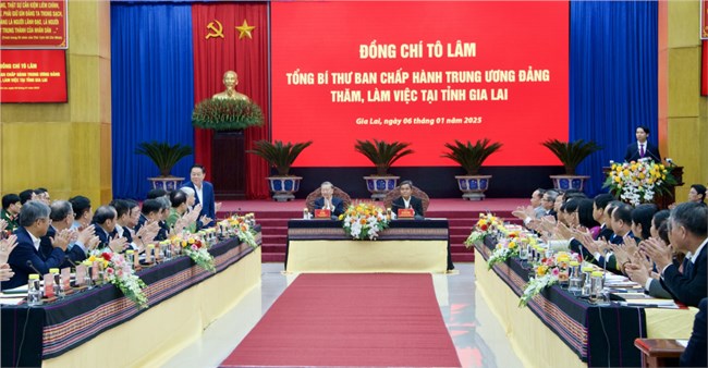 THỜI SỰ 12H TRƯA 6/1/2025: Tổng Bí thư Tô Lâm làm việc với lãnh đạo chủ chốt tỉnh Gia Lai.