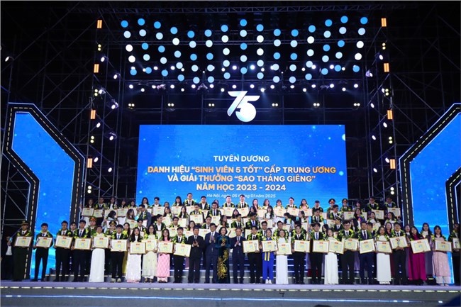 Tuyên dương “Sinh viên 5 tốt”, “Học sinh 3 tốt”, “Học sinh 3 rèn luyện” cấp Trung ương (05/01/2025)