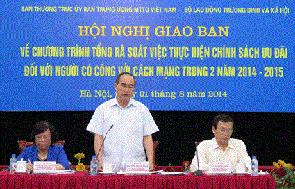 Theo dòng thời sự ngày 04/3/2015: Ưu đãi người có công: Từ chính sách đến thực tiễn còn nhiều điều phải làm