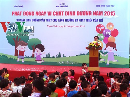 Thời sự trưa ngày 25/5/2015: Bộ Y tế phát động Ngày Vi chất dinh dưỡng năm nay với thông điệp “Vi chất dinh dưỡng cần thiết cho sự tăng trưởng và phát triển của trẻ”